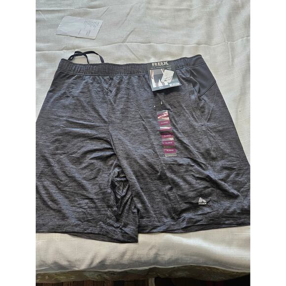 RBX Mens Space Dye Charcoal Shorts Size XL - Picture 1 of 7